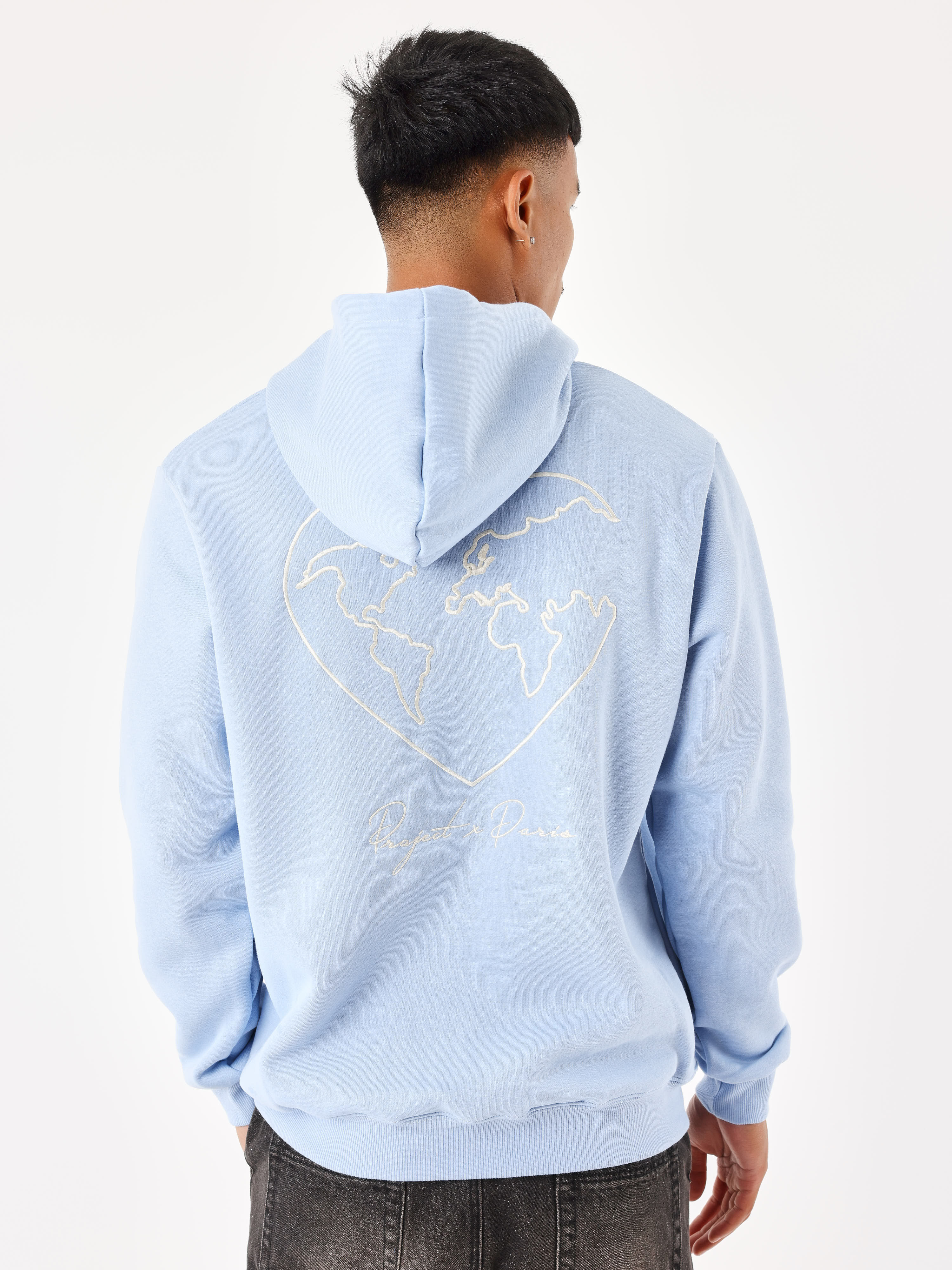 Sweat a capuche motif coeurmonde