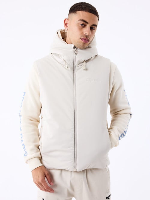 Oversized sleeveless puffer...