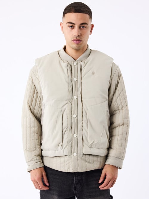 Double veste matelassé