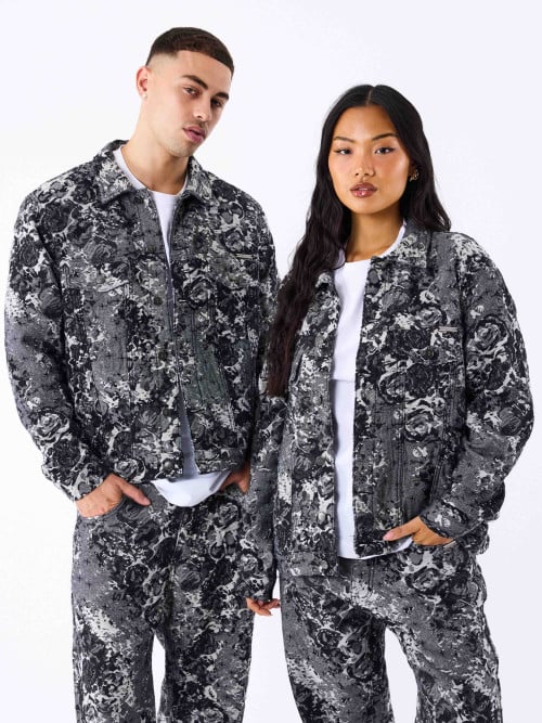 Chaqueta de denim con...
