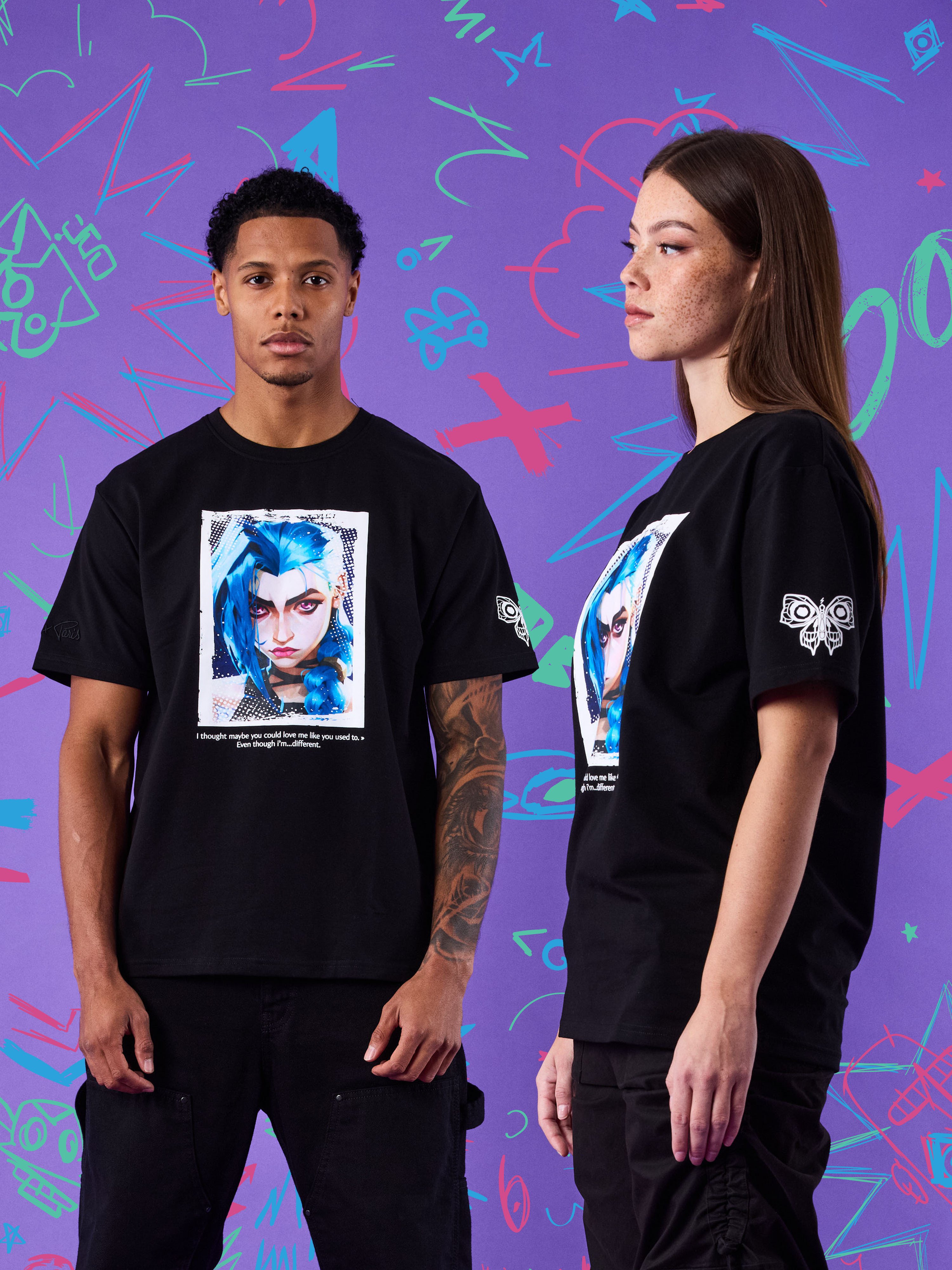 Arcane Jinx T Shirt Project X Paris x League of Legends