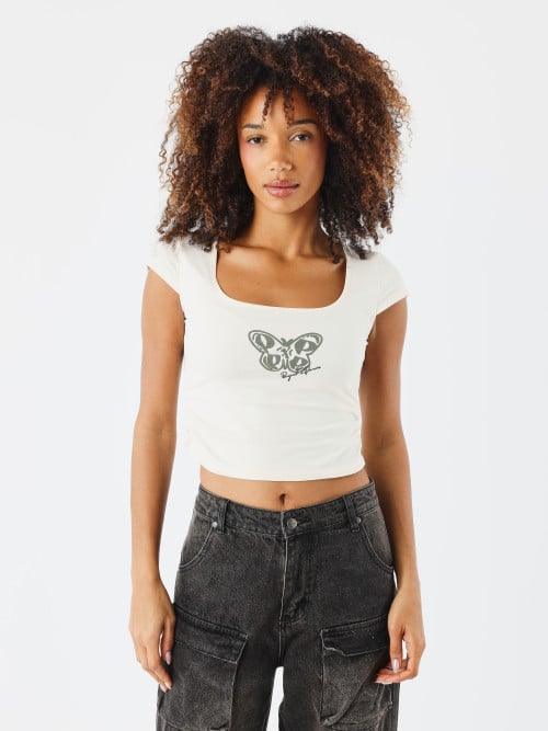 Butterfly Crop Top