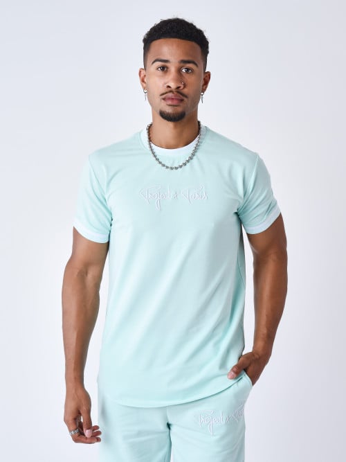 T-Shirt mit gesticktem Logo...
