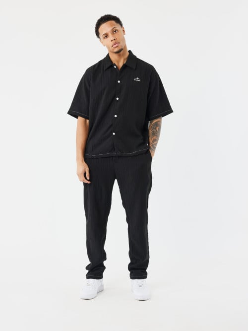 Pantalon décontractée plissée