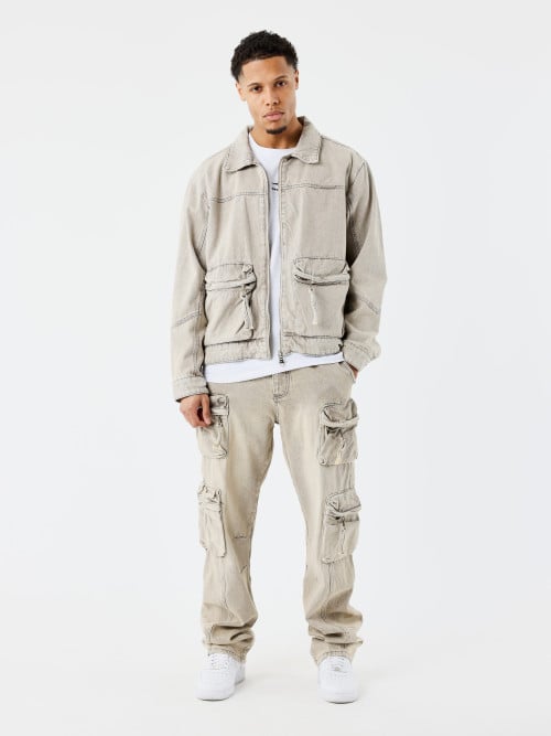 Raw workwear multi-pocket...