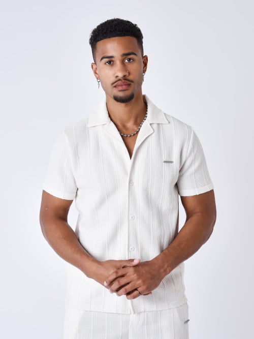 Camisa descontraída de malha