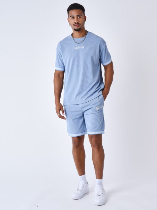 Embroidered Signature Shorts