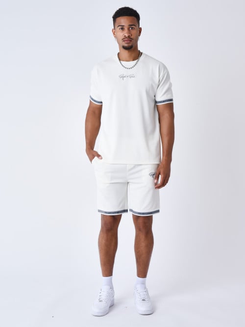 Embroidered Signature Shorts