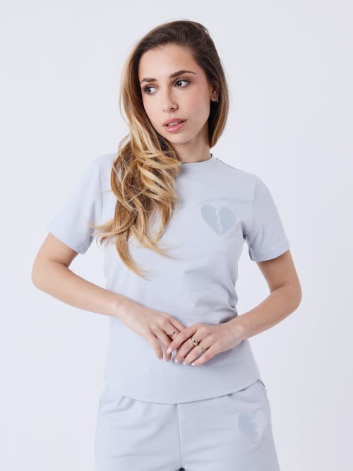 T-Shirt mit gebrochenem Herz