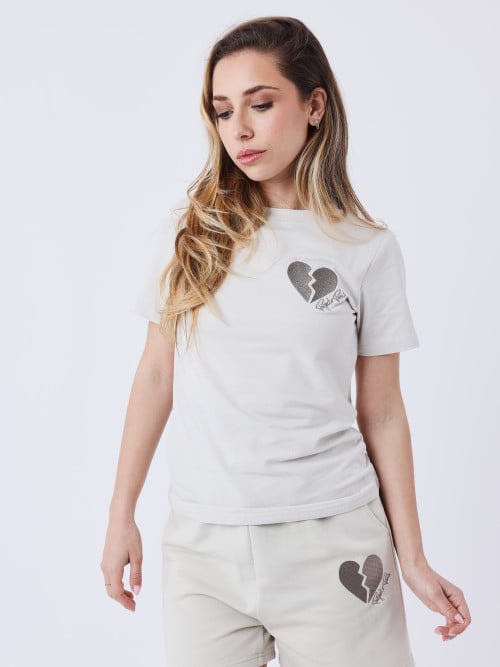 T-shirt coração partido